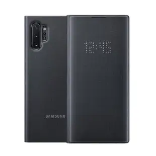 三星 Note10 Plus 翻蓋保護皮套 NOTE10 智能LED皮套 防摔手機保護殼 抗菌手機殼 原廠盒裝