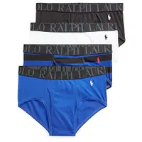 在飛比找Yahoo奇摩購物中心優惠-Polo Ralph Lauren 男合身三角內褲4件裝