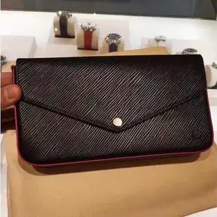 LV POCHETTE FÉLICIE M64579 EPI水波紋 鏈帶包 肩背包 長夾 手拿包 現貨