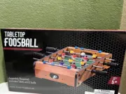 Wooden Tabletop Foosball Table Soccer Game (Brand New Sealed)