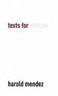 Texts for Nothing (Hardback or Cased Book)