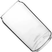 Can Shaped Glass Cup Transparent Water Mug for Cold Drinks Practical Beer Mug Capacity Lightweight Portable Design for Indoor Outdoor Use