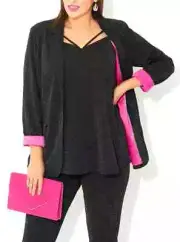 TS TAKING SHAPE plus sz S / 16 Natalia Lurex Jacket blazer stretch NWT rrp$230!
