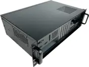 3U Server Chassis - Compact 12" Deep 19" Rackmount ATX Computer Case (Back or Fr