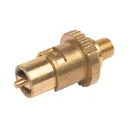 Bromic Natural Brass Socket 1/4 Male