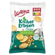 Lorenz Chickpeas Potato Snack Sour Cream Onion Taste 85g