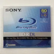 SONY BD-R DL Blu-ray Disc Recordable - Full HD 1080p 50 GB NEW SEALED