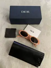 Dior X Cactus Jack (Kim Jones) CD diamond Rll Men's Sunglasses Pink Made Italy.
