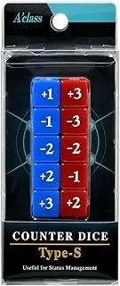 370892 Counter-Dice Type-S (5 Red, 5 Blue, Total of 10 Pieces)