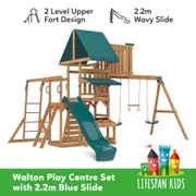 Lifespan Kids Walton Play Centre Set with 2.2m Green Slide