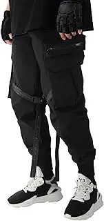 [Niepce Inc] Men's Japanese Streetwear Techwear Cargo Pants with Design
