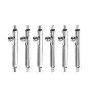 6pcs Quick Release Spring Bar 1.5mm Dia 11mm Width Stainless Steel Watch Pins