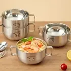 Thickened Children's Food Bowl Double Handle Food Container Kitchen Tableware