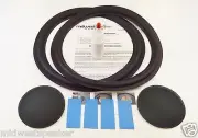 JBL LC312-1 12" Woofer Foam Kit - Speaker Repair w/ Shims & Dust Caps