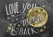 Holdson - Chalk Talk Moon and Back Puzzle 1000pc