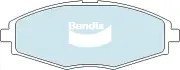 Bendix General CT Front Brake Pad Set for Daewoo Matiz KLA4, M150, M100 0.8L F8 (for: Daewoo)