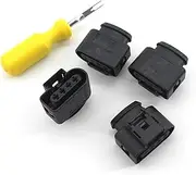 Coil Packs Set 4pcs Car Ignition Coil Connector Repair Kit +0.3CM Take-up Tool for Audi,fit for VW 8K0 973 724 Ignition Coil