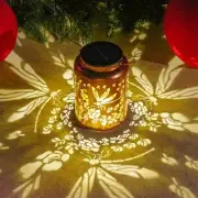 Dragonfly Solar Lanterns Outdoor Waterproof, 14.6'' Large Lamps, Upgraded 200...