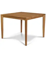 Curated Maison Cateline 39 Inch Square Teak Outdoor Dining Table
