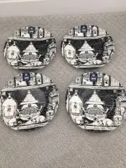 Royal Wessex Potions Witches Brew Apothecary Halloween Side Plates (SET OF 4)