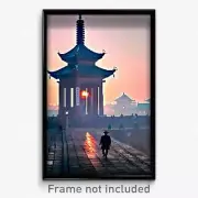 Pixel Art Poster - Valuable Canton (8 Bit Psychedelic Trippy Video Game Print)