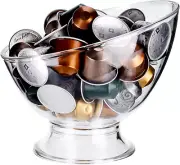 MOLFUJ Coffee Pods Holder Plastic, Coffee Pod Storage Compatible with Nespresso