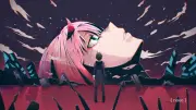 Anime darling in the franxx code016 zero two crossover Playmat Gaming Mat Desk