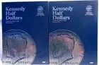 Whitman Kennedy Half Dollars Volumes 1 & 2 1964-2003 Coin Folders, Album