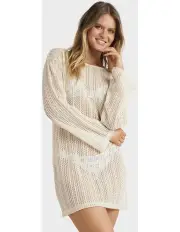 [Billabong] Sand Ripples Mini Dress in Whitecap
