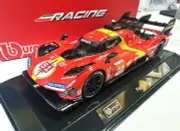 Bburago 1:43 Ferrari 499P 24th Le Mans Diecast Model Car Acrylic Cover+Base