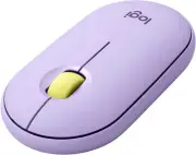 Logitech Pebble Wireless Mouse with Bluetooth or 2.4 Ghz Receiver, Silent, Sl...