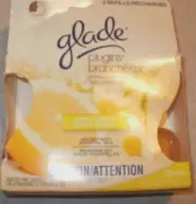 Glade Plugins LEMON CHAMOMILE Box of 2 Infused Essential Oil Scented Oil Refills