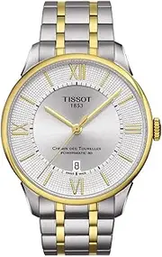 [Tissot] Men's 'Chemin Des Tourelles' Swiss Automatic Stainless Steel Casual Watch, Color:Two Tone (Model: T0994072203800)