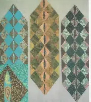 Cathedral Window Table Runner