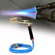 Propane Welding Torch Head Anti Slip Handle Accessories Adjustable Flame for