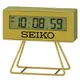 SEIKO 精工 城市路跑可拆式座架電子鬧鐘/金/QHL062G