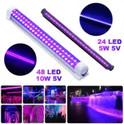LED UV Ultraviolet Strip Tube Night Light Bar Club Party Blacklight USB Lamp