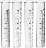 Professional Rain Gauge Test Tube Rain Meter Glass Measuring Cup for Rainfall