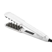 3D Grid Hair Crimper Volumizer Ceramic Professional Hair Fluffy Corrugated Curler Flat Iron Corn Hair Splint Perm 5 Temperatures