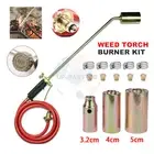 Weed Burner Shrub Grass Killer Butane Gas Torch Garden Tool Kit + 3 Nozzle AU