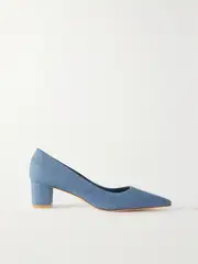 [Stuart Weitzman] Stuart Weitzman - Stuart Denim Point-toe Pumps - Blue - US6.5 US 6.5 Blue
