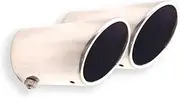 Exhaust Tail Pipe For Toyota For RAV4 2009-2014 Tailpipe Muffler Tip Car Accessories 1/2piece Stainless Steel Exhaust Pipe Muffler Exhaust Tip(One pair)