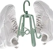 Foldable Clothes Drying Rack | Heavy-Duty Rotating Shoe Hanger,Space-Saving, Anti-Slip Dryer Hanger for Scarves Socks Clothing