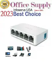 MCS105 5 Port Ethernet Network Switch10/100Mbps MCS105 5 Port Network Hub*