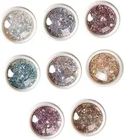 NULYLU DIY Fingernail Decorative Glitter Manicure Decorative Sequins 8pcs Nail Charms for Manicure