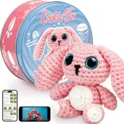 Crochet Kit for Beginners - Learn to Craft Amigurumi Stuffed Animals - Knitti...