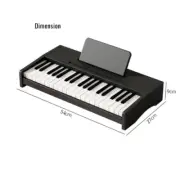 Portable Electronic Piano Weighted Keyboard for Beginners Realistic Sound Cheap