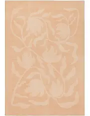 [Miss Amara] Pernilla Botanical Washable Rug in Peach