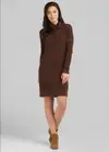 NEW prAna COCOA ORGANIC COTTON MASINA FUNNEL NECK DRESS SZ S SMALL