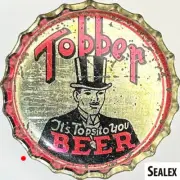 Topper Bismarck Brewing Company BEER cork lined beer bottle cap 1933-1941